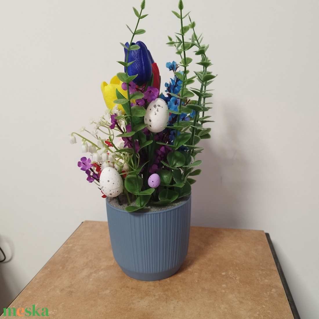 Húsvéti lakás dekoráció  - ünnepi díszek, dekorációk - húsvéti díszek és dekorációk - húsvéti virágos díszek - Meska.hu