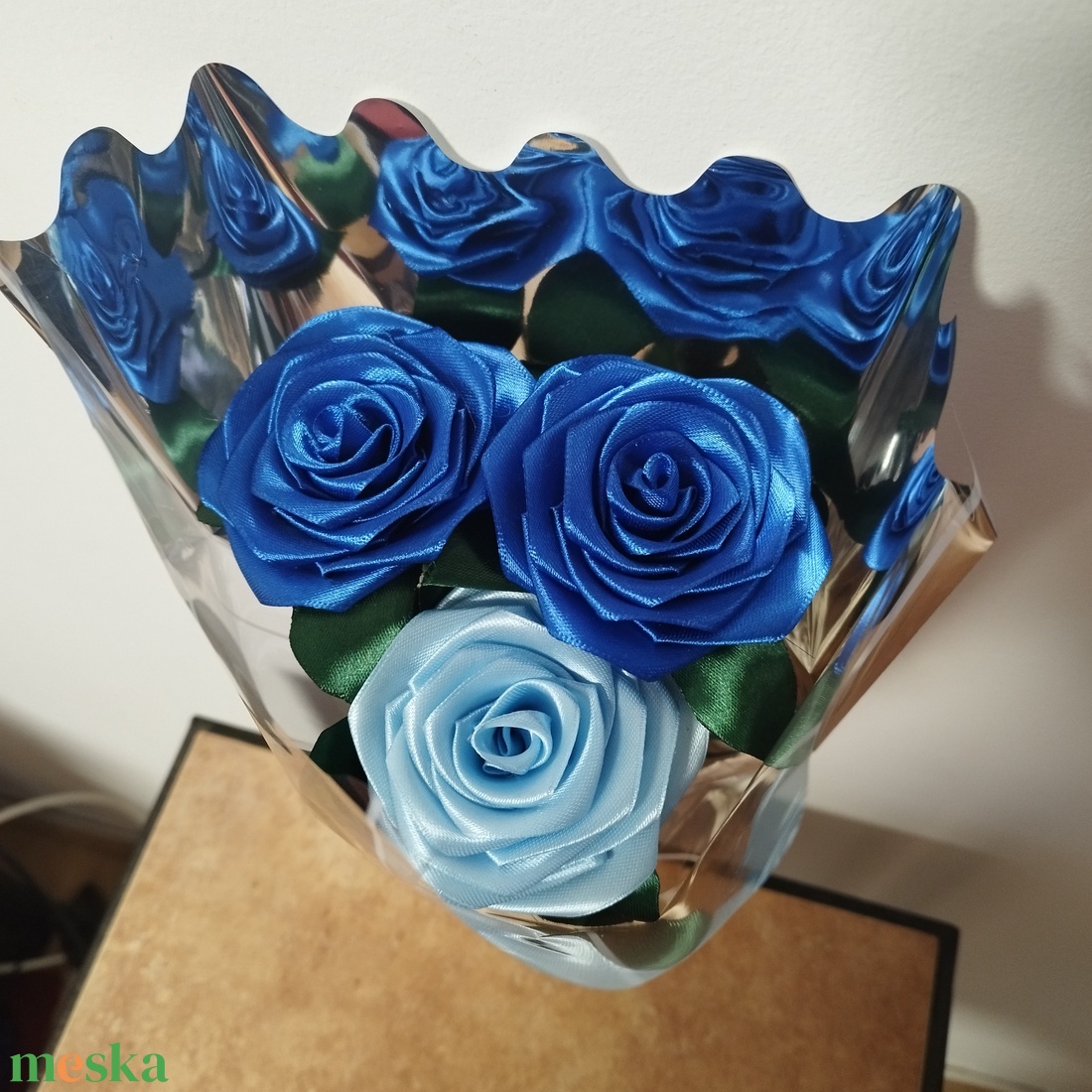 Anyák napi rózsa kosár  - otthon & életmód - virágdekoráció - virágdíszek - asztali virágdísz - Meska.hu