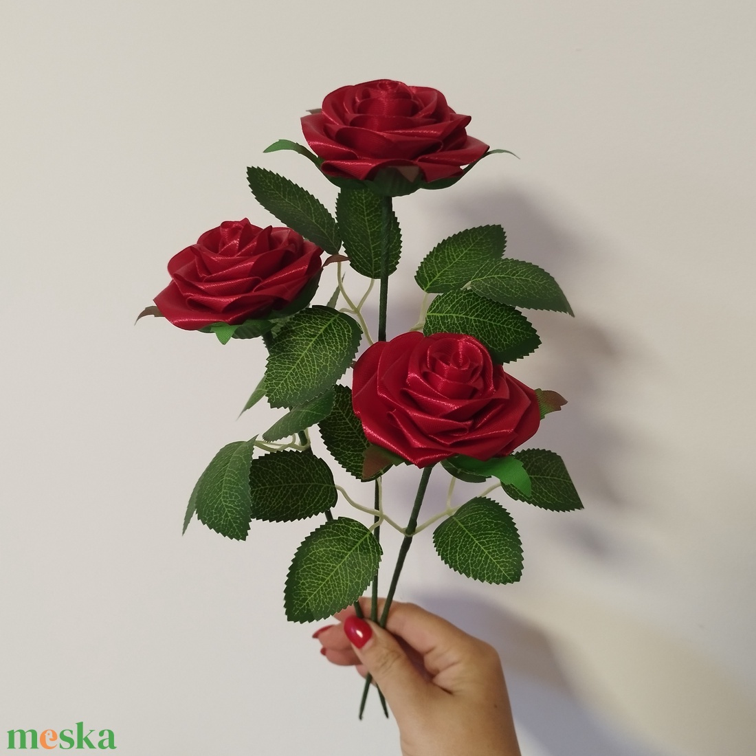 Örök rózsa csokor - otthon & életmód - virágdekoráció - virágok - virágcsokor - Meska.hu