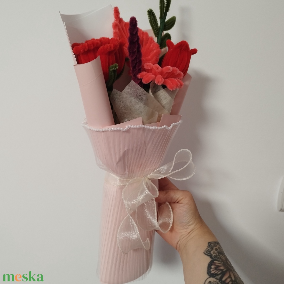 Zsenilia csokor - otthon & életmód - virágdekoráció - virágok - virágcsokor - Meska.hu