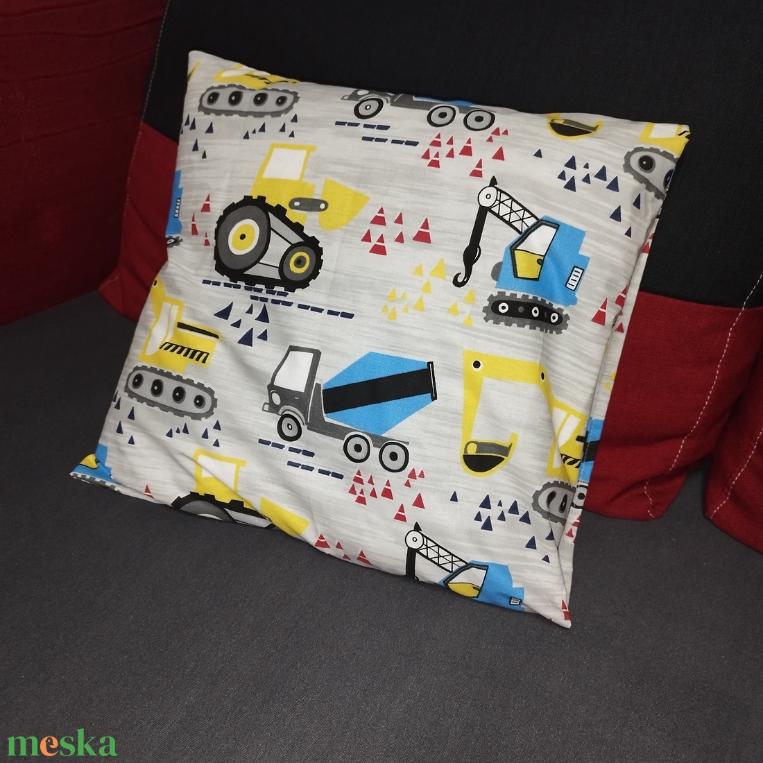 Munkagépes párnahuzat 40x40cm - otthon & életmód - lakástextil - párna & párnahuzat - díszpárnahuzat - Meska.hu
