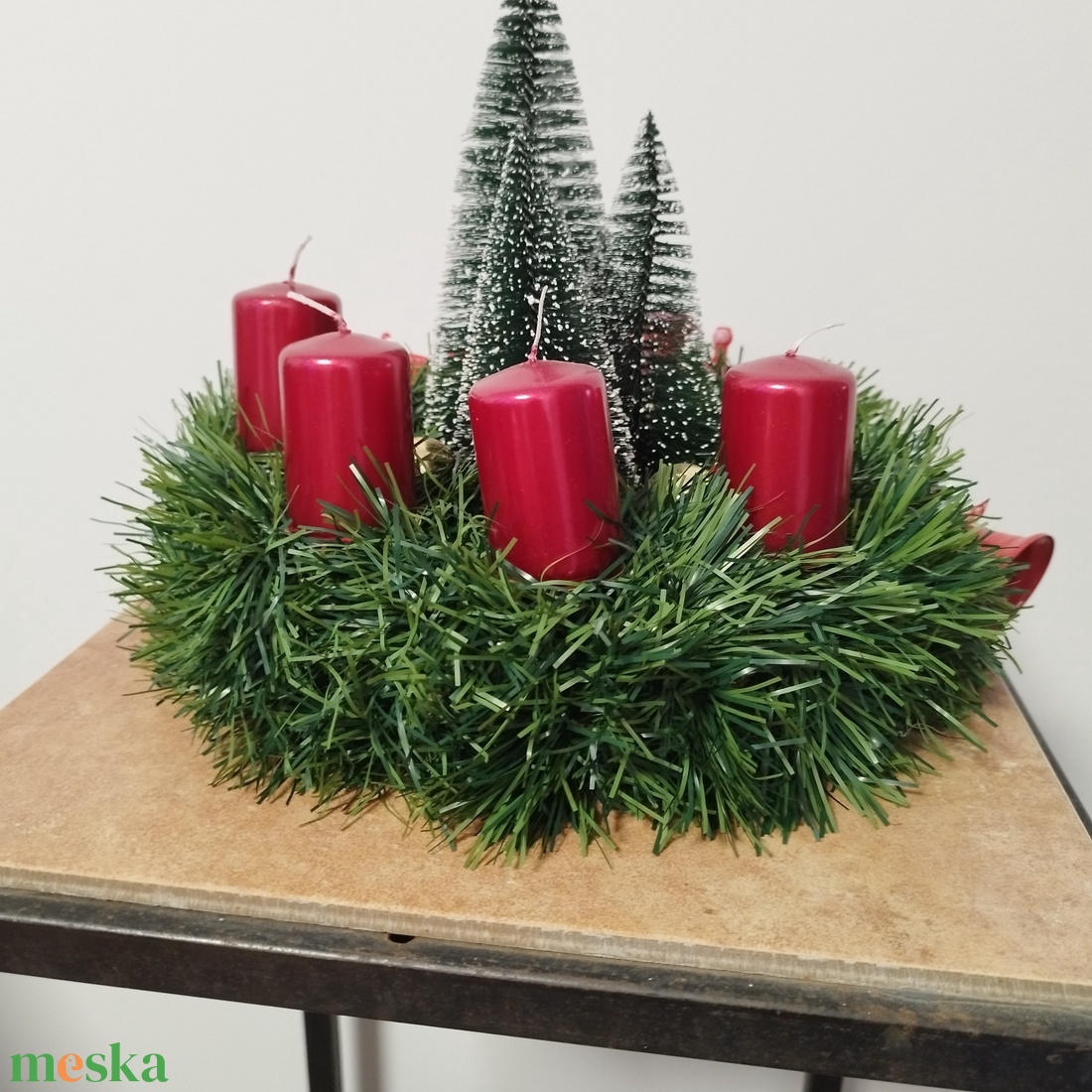 Adventi koszorú  - karácsony - adventi díszek - adventi koszorú - Meska.hu