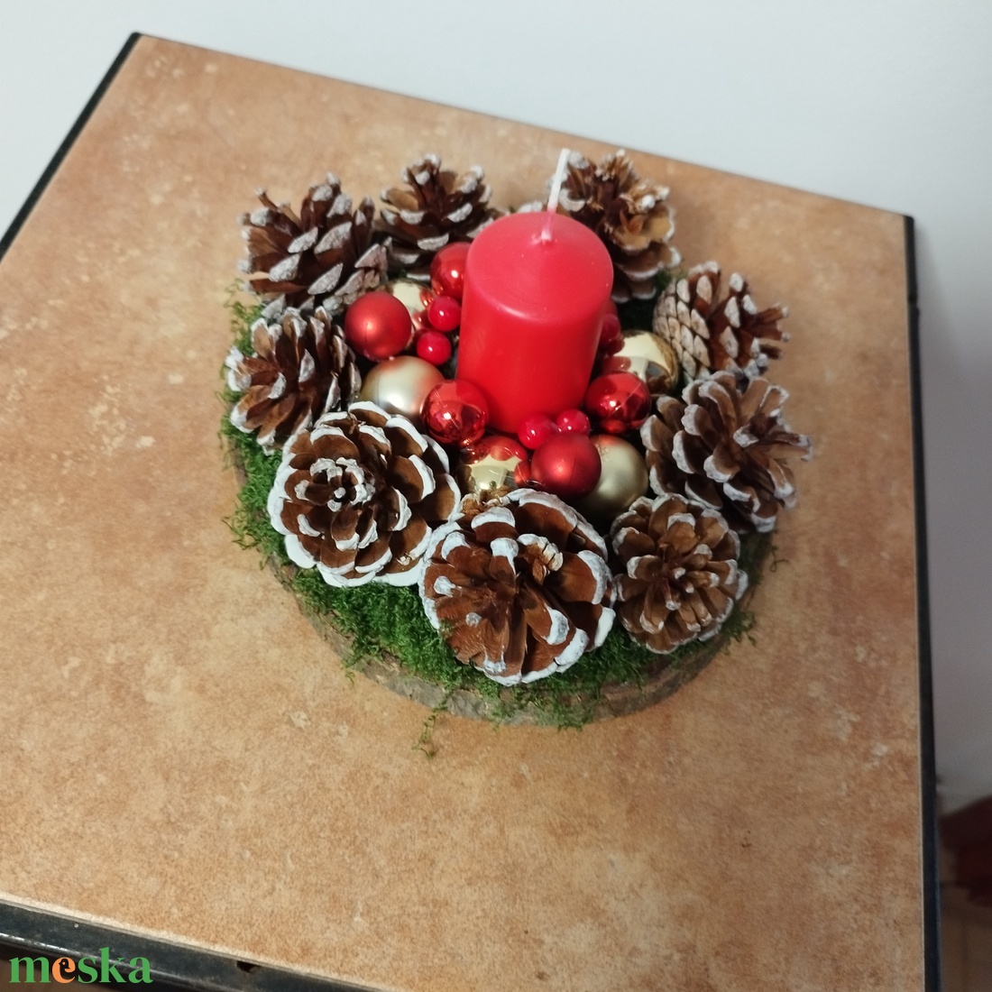 Adventi dekoráció  - karácsony - karácsonyi lakásdekoráció - karácsonyi lakásdíszek - Meska.hu
