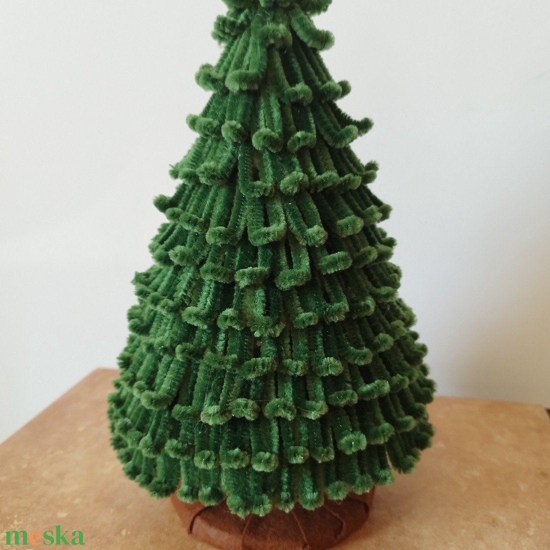 Zsenília karácsonyfa  - karácsony - karácsonyi lakásdekoráció - karácsonyfa, grincsfa - Meska.hu