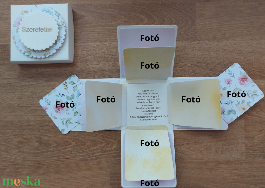 Fényképes emlékdoboz - otthon & életmód - papír, írószer - album & fotóalbum - Meska.hu Fényképes emlékdoboz - otthon & életmód - papír, írószer - album & fotóalbum - Meska.hu