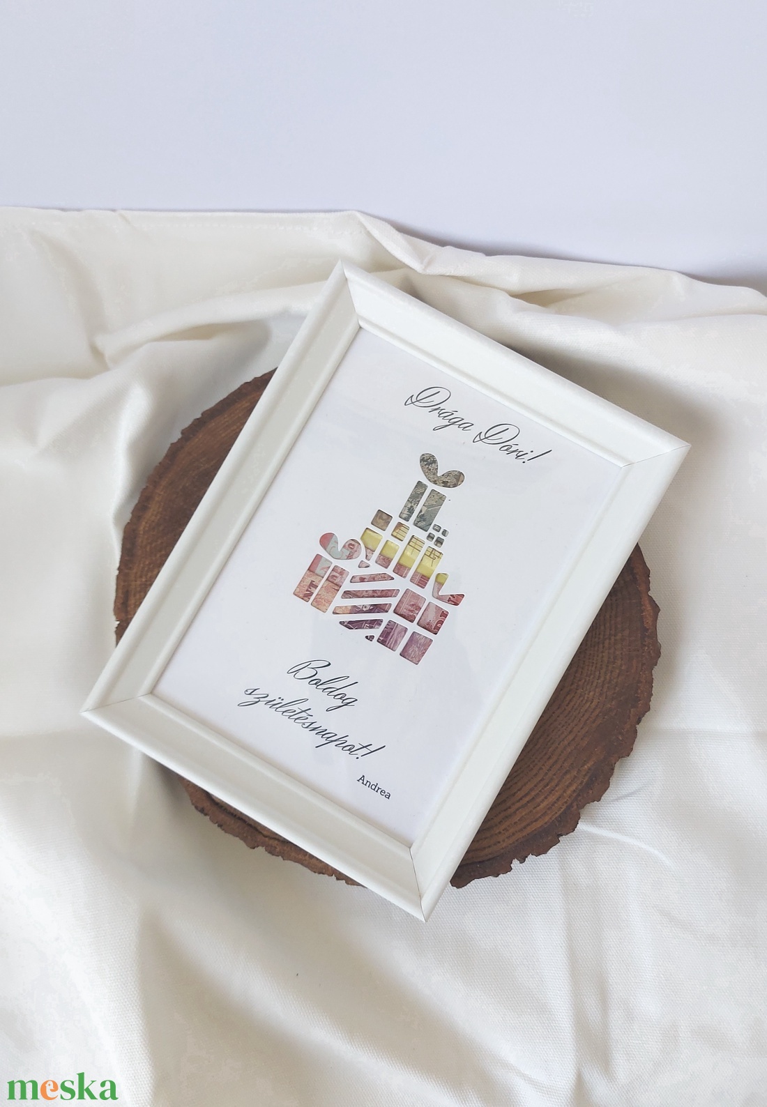 Születésnapi pénzátadó képkeret - ajándékdoboz - otthon & életmód - dekoráció - kép & falikép - képkeret - Meska.hu