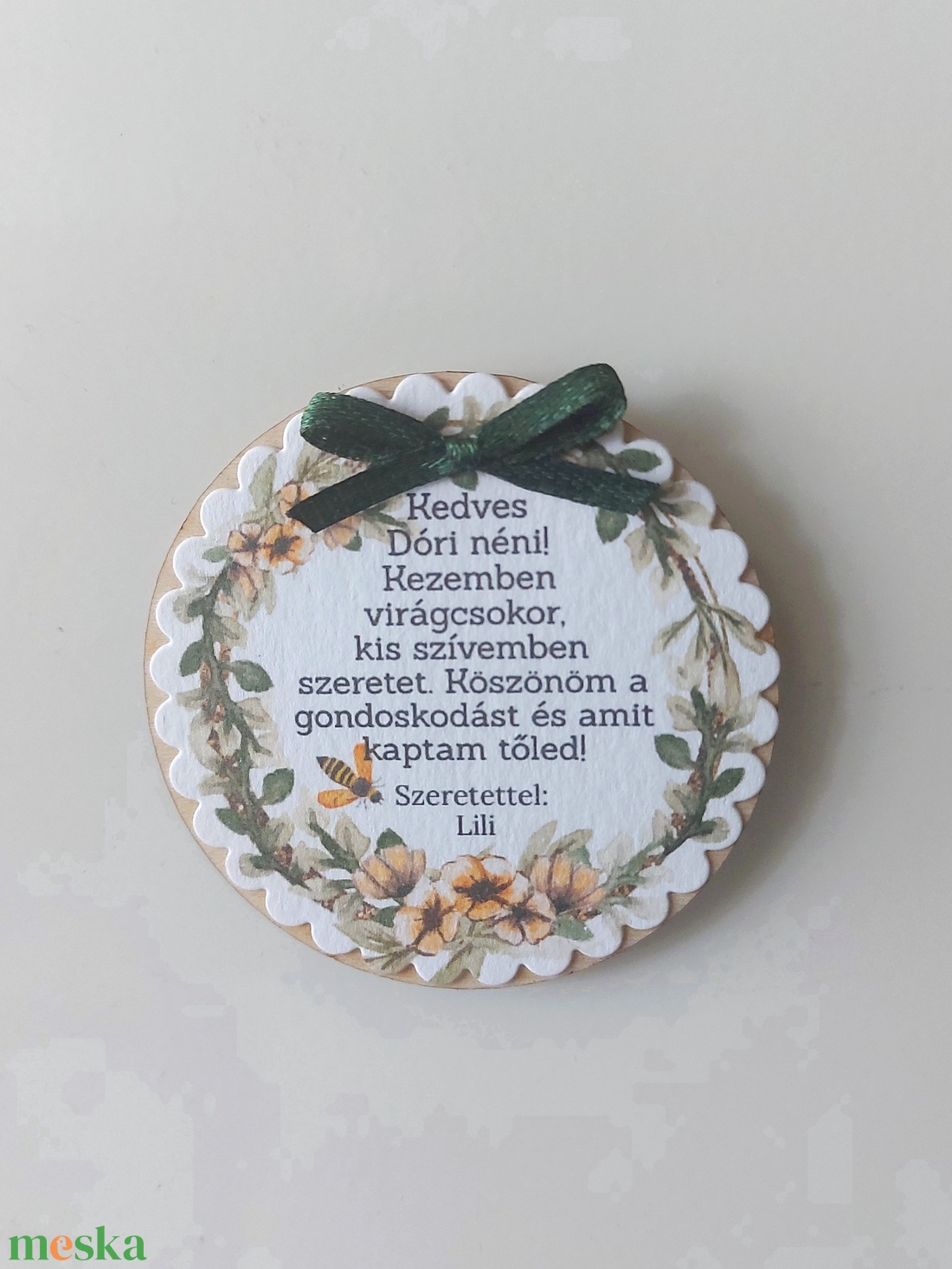 Egyedi, feliratos hűtőmágnes - pedagógus apró ajándék - otthon & életmód - konyhafelszerelés, tálalás - konyhai dekoráció - hűtőmágnes - Meska.hu