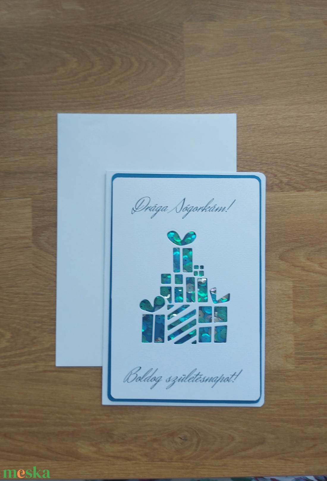 Születésnapi képeslap - rázogatós csomagos -férfi - otthon & életmód - papír, írószer - ajándékozás kellékei - képeslap, üdvözlőlap - Meska.hu