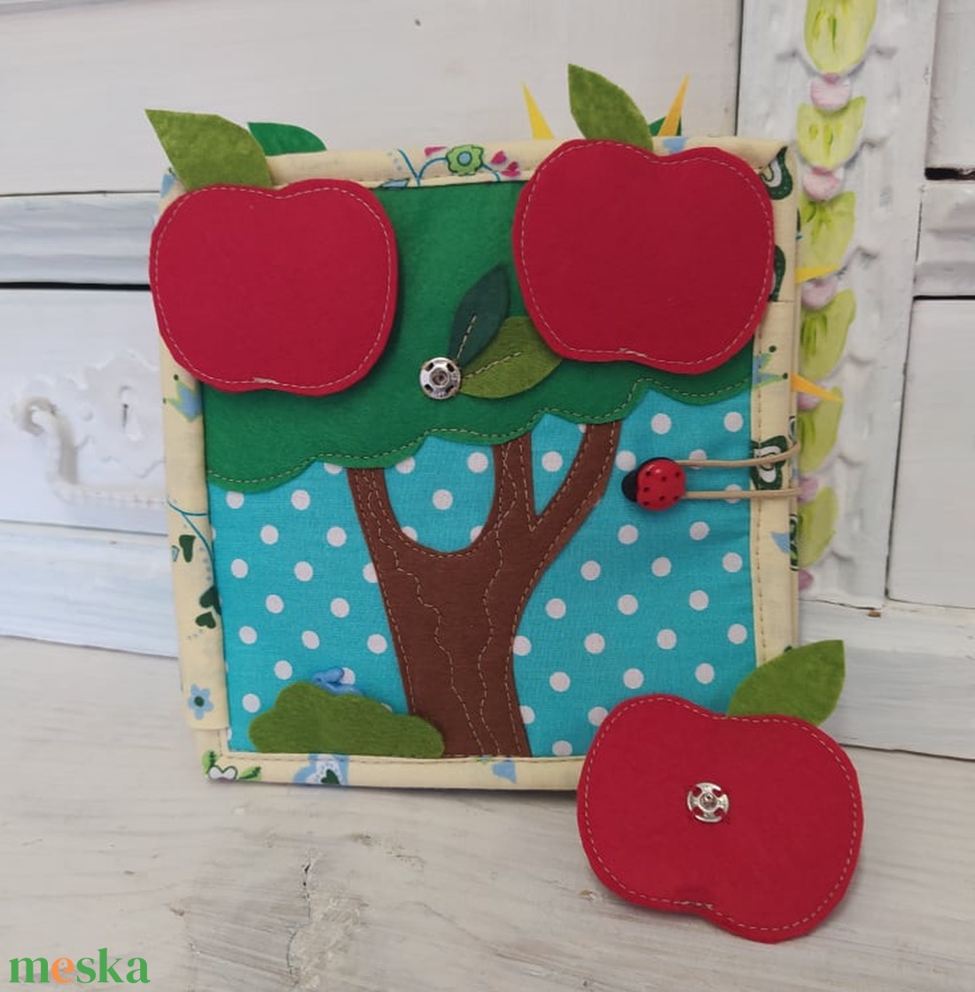 Almafás mini csendeskönyv - játék & sport - Meska.hu