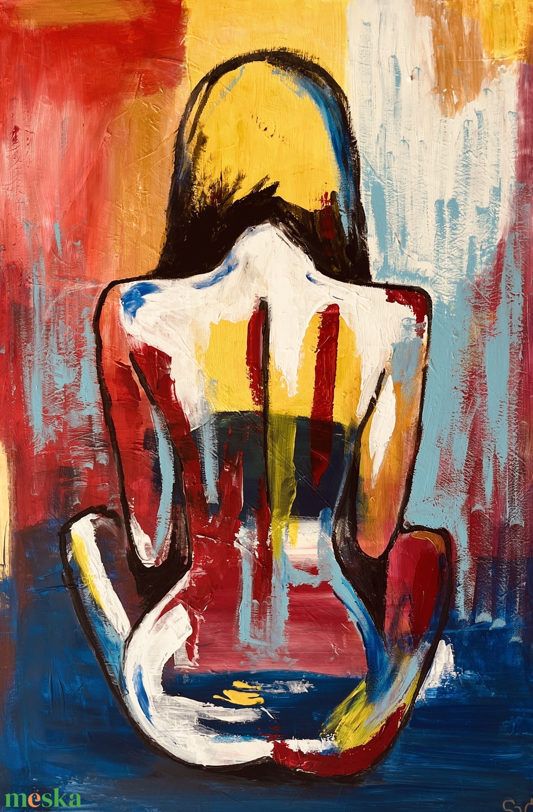Unbound � eredeti akrilfestmény, 70x100 cm - művészet - festmény - akril - Meska.hu