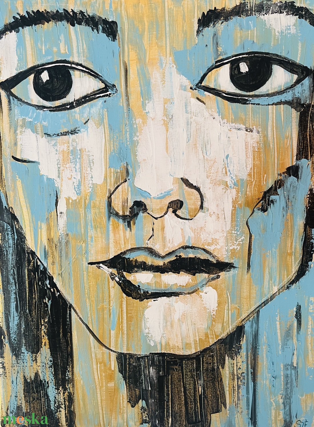 I see you � eredeti akrilfestmény, 60x80 cm - művészet - festmény - akril - Meska.hu