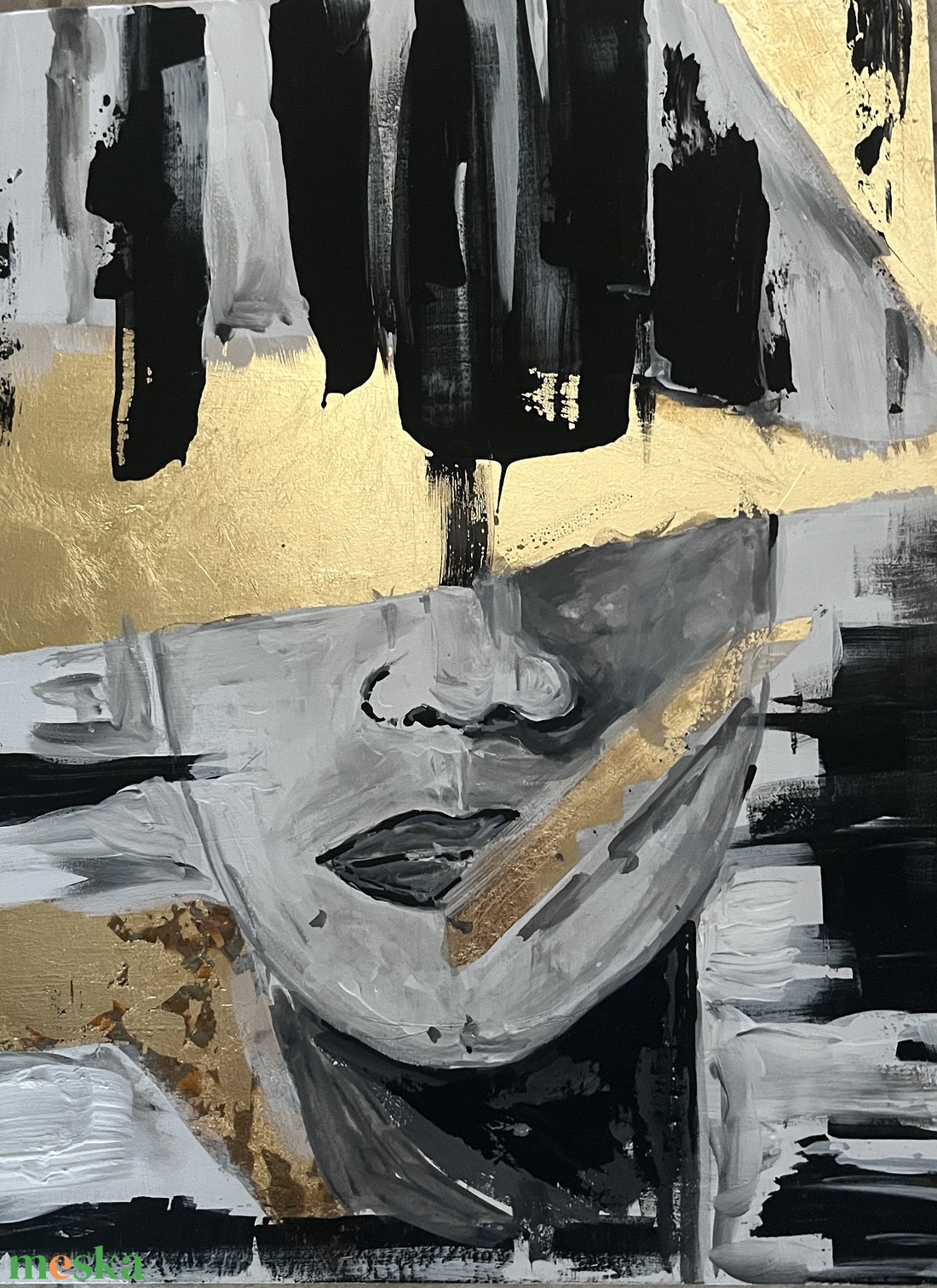 The Parts I Keep - akril festmény (30x40 cm) - művészet - festmény - akril - Meska.hu