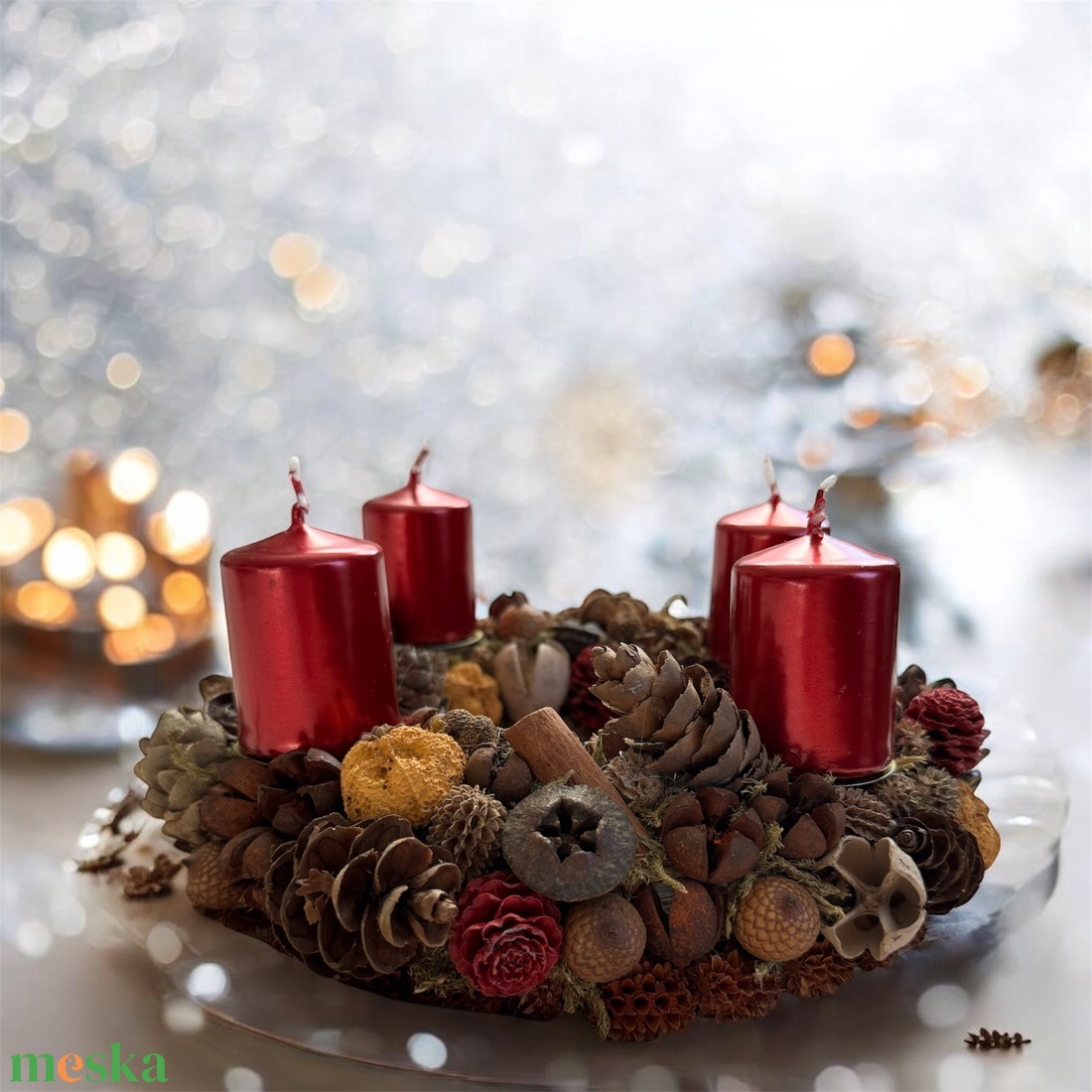 Adventi koszorú - karácsony - adventi díszek - adventi koszorú - Meska.hu Adventi koszorú - karácsony - adventi díszek - adventi koszorú - Meska.hu