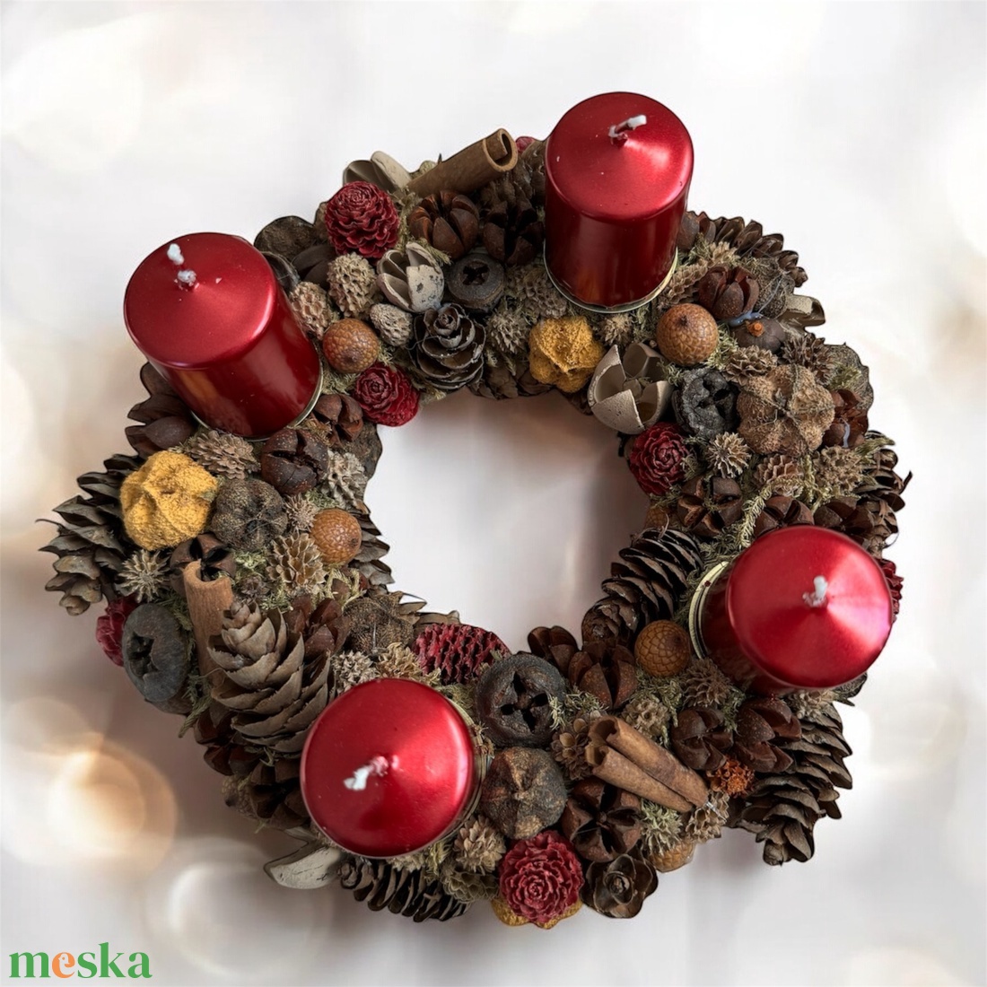 Adventi koszorú - karácsony - adventi díszek - adventi koszorú - Meska.hu Adventi koszorú - karácsony - adventi díszek - adventi koszorú - Meska.hu