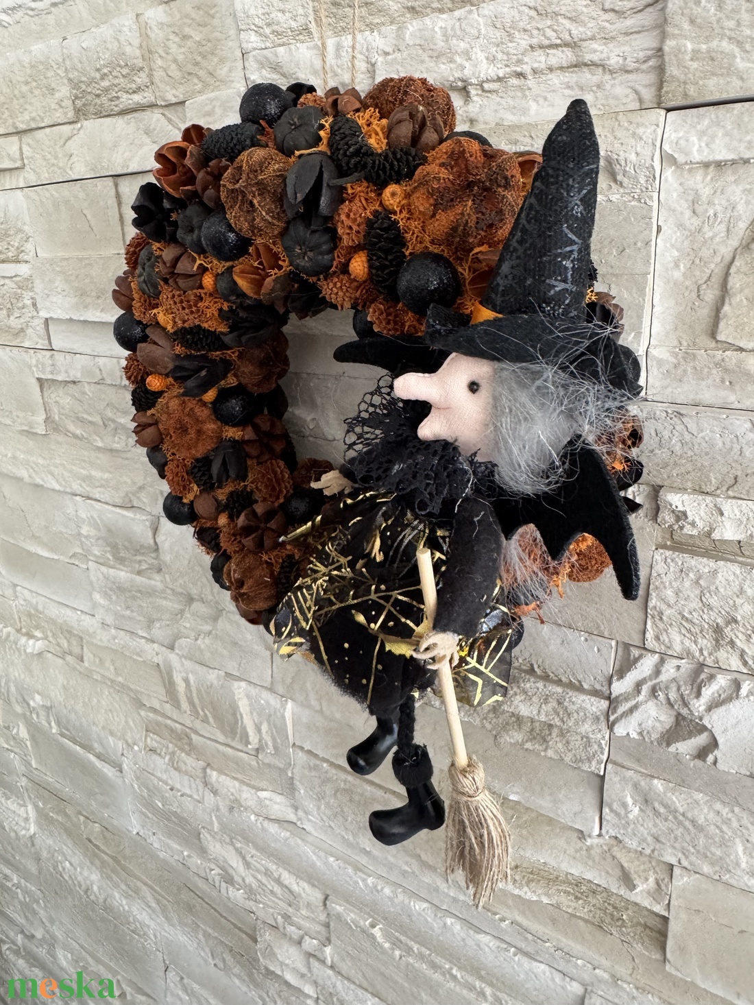 Boszis kopogtató - otthon & életmód - dekoráció - halloween - halloweeni ajtódíszek és ablakdíszek - Meska.hu