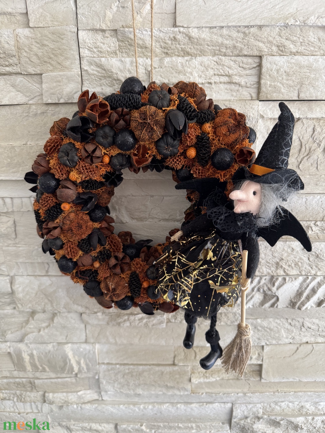 Boszis kopogtató - otthon & életmód - dekoráció - halloween - halloweeni ajtódíszek és ablakdíszek - Meska.hu