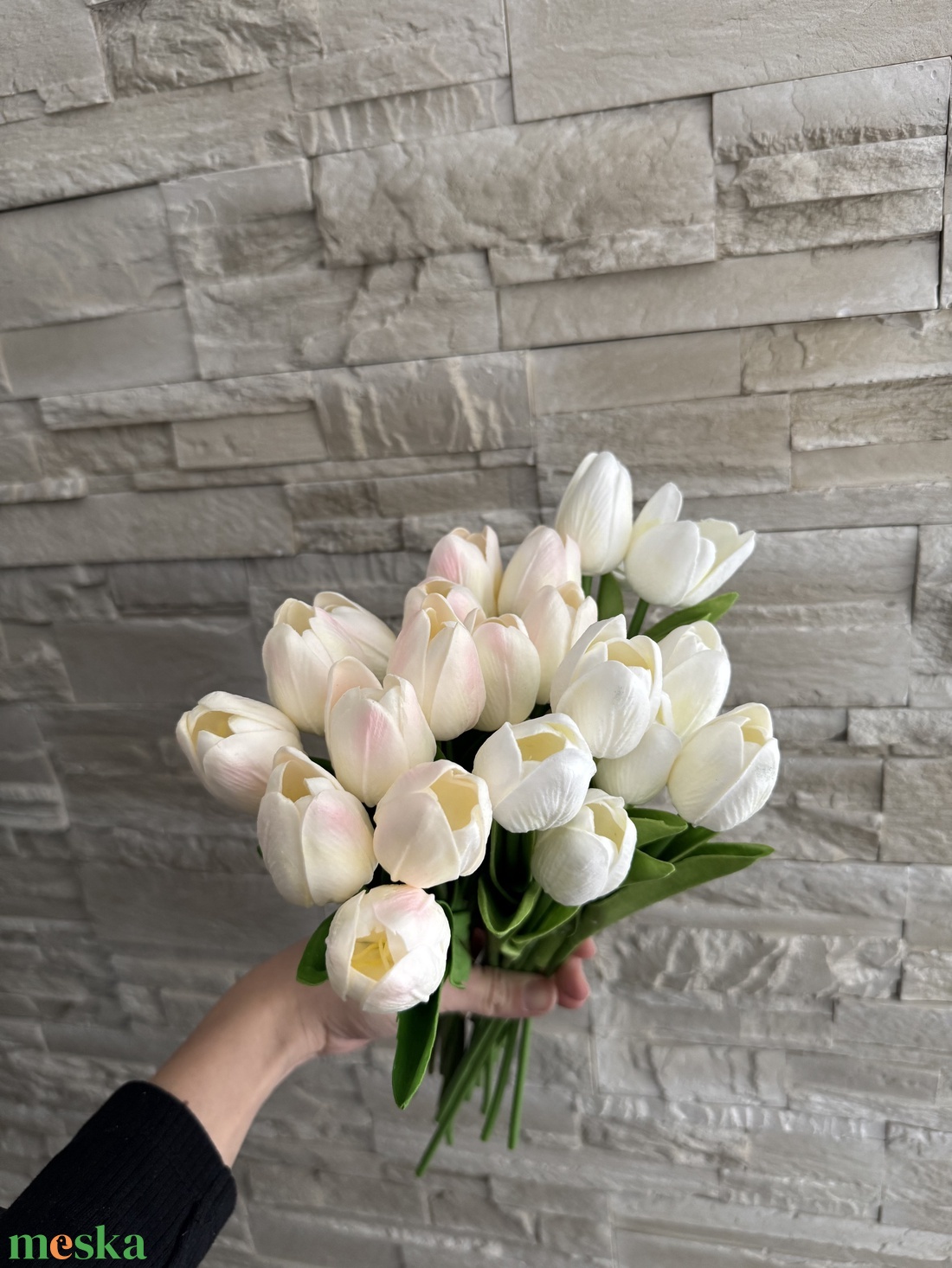 Csomagolt tulipán - otthon & életmód - virágdekoráció - virágok - szálas virág - Meska.hu