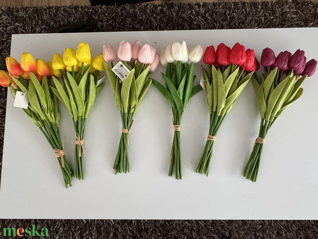 Csomagolt tulipán - otthon & életmód - virágdekoráció - virágok - szálas virág - Meska.hu
