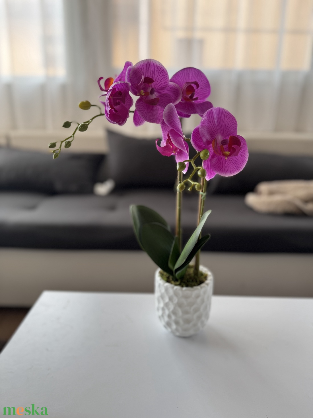 Gondozásmentes orchidea - otthon & életmód - virágdekoráció - virágdíszek - virágdísz kaspóban - Meska.hu