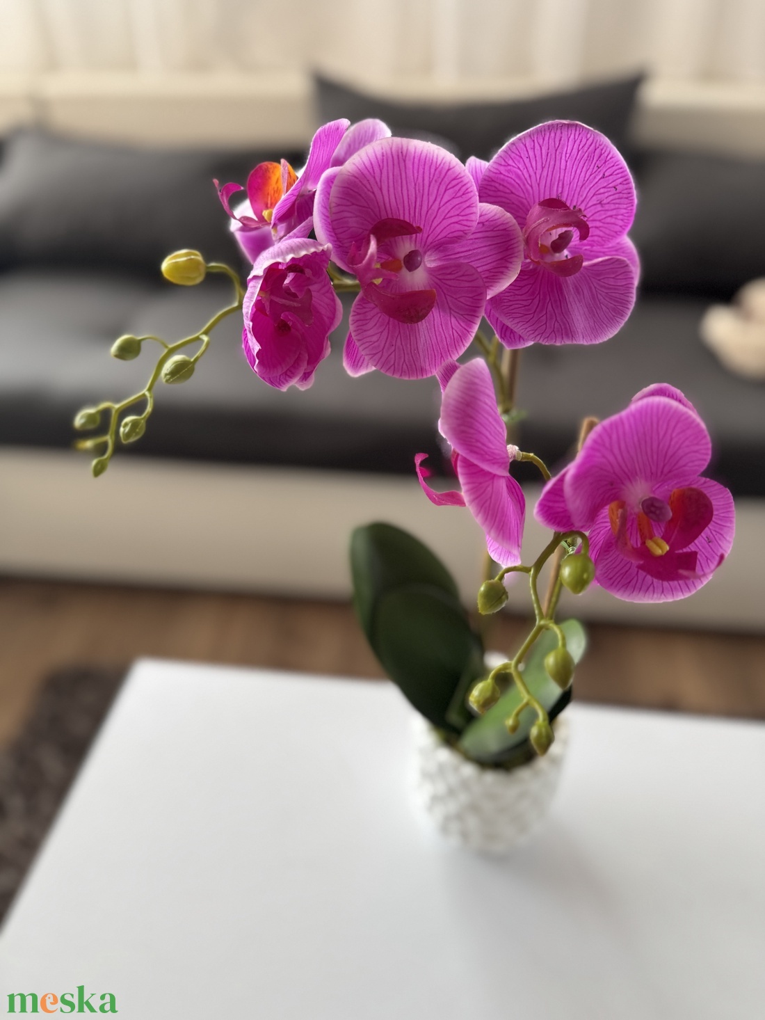 Gondozásmentes orchidea - otthon & életmód - virágdekoráció - virágdíszek - virágdísz kaspóban - Meska.hu