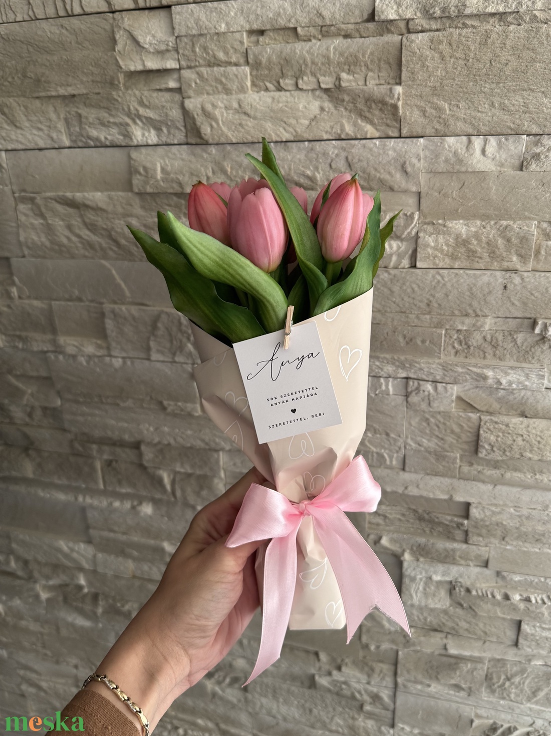 Tulipáncsokor - otthon & életmód - virágdekoráció - virágok - virágcsokor - Meska.hu