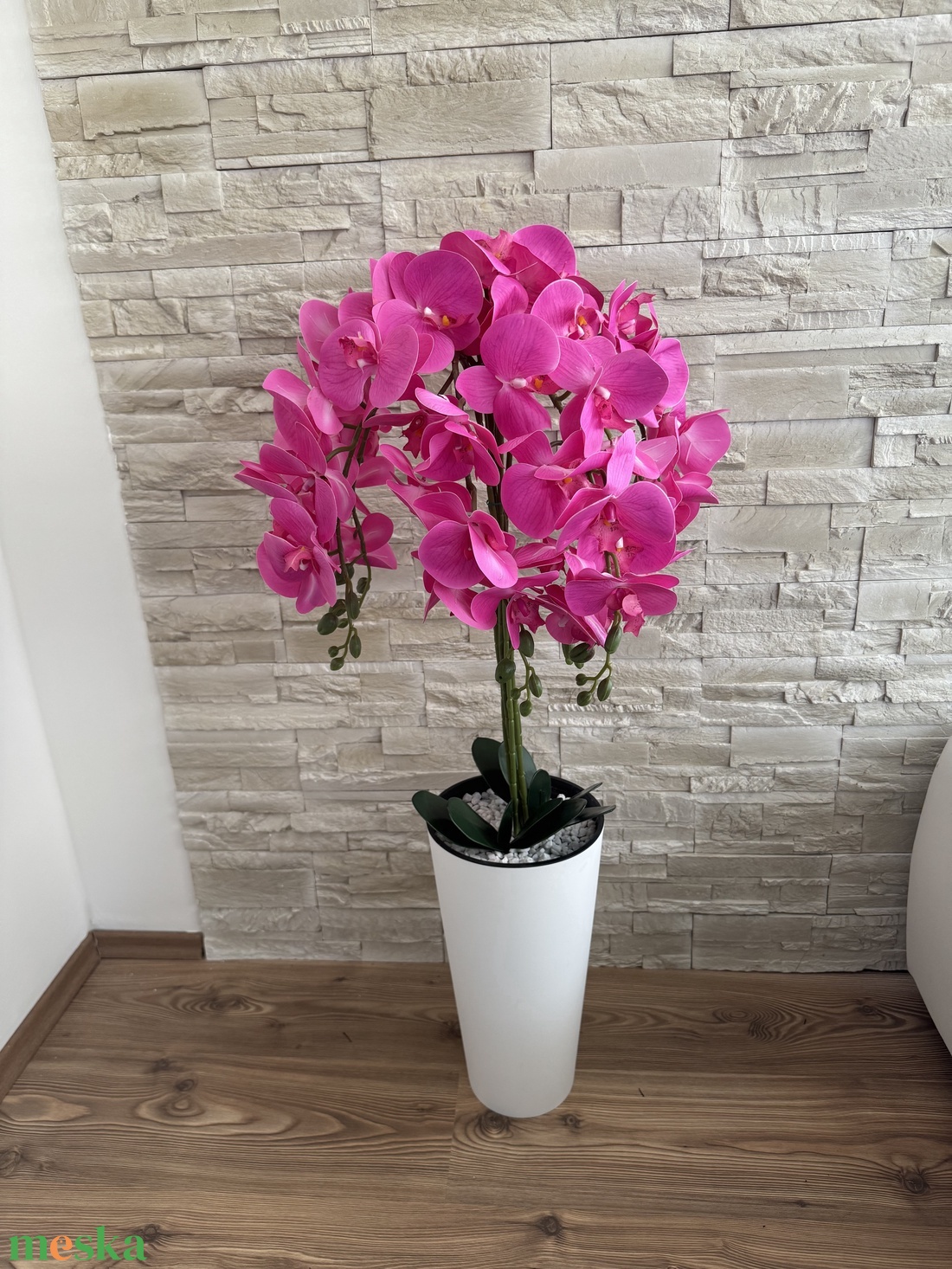 Álló kaspós orchidea - otthon & életmód - virágdekoráció - virágdíszek - virágdísz kaspóban - Meska.hu