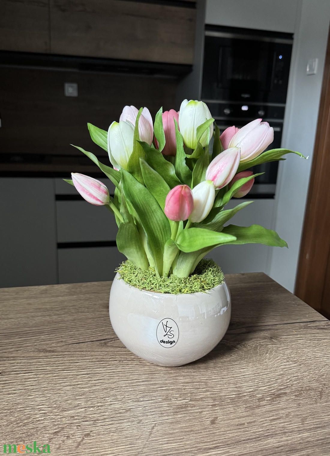 Tulipán dekoráció - otthon & életmód - virágdekoráció - virágdíszek - asztali virágdísz - Meska.hu