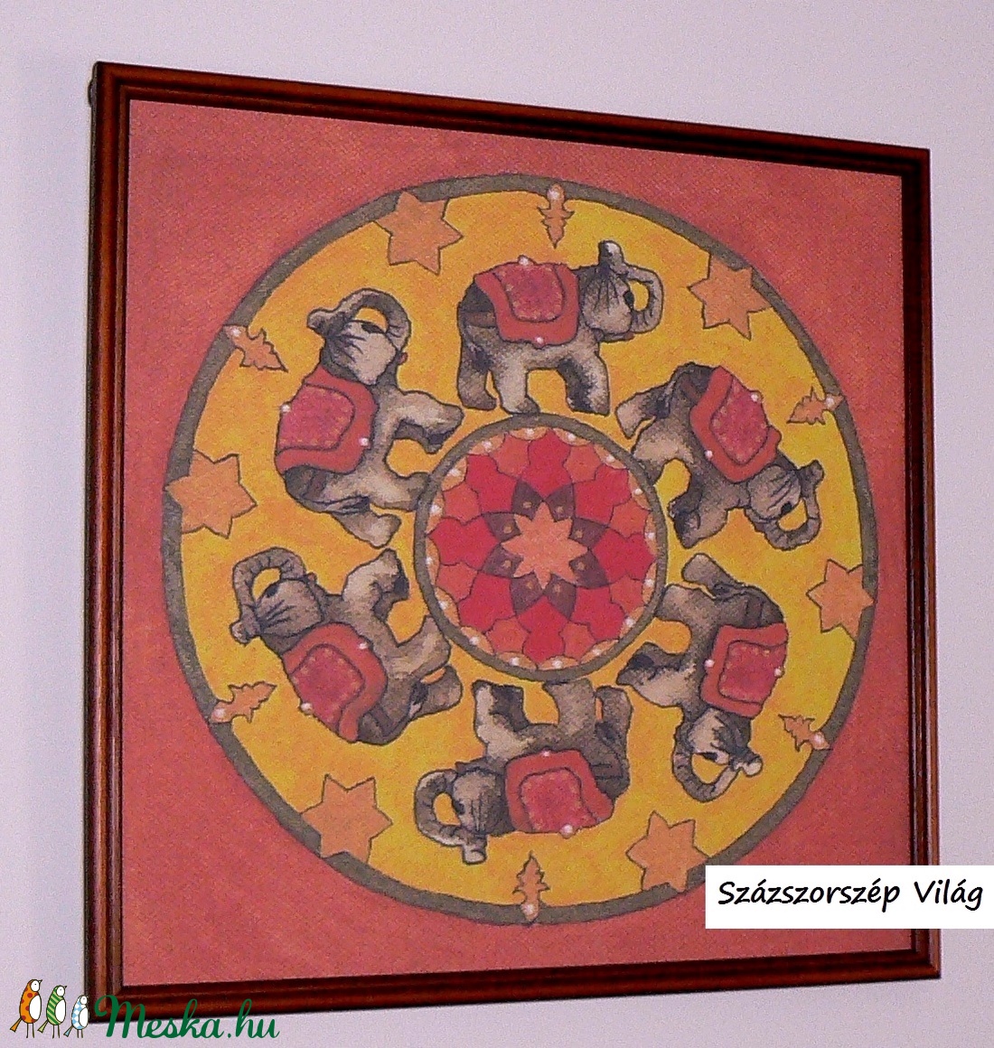 Mandala - Szerencsés haladás az úton - elefántos mandala - otthon & életmód - dekoráció - spiritualitás - mandala - Meska.hu Mandala - Szerencsés haladás az úton - elefántos mandala - otthon & életmód - dekoráció - spiritualitás - mandala - Meska.hu