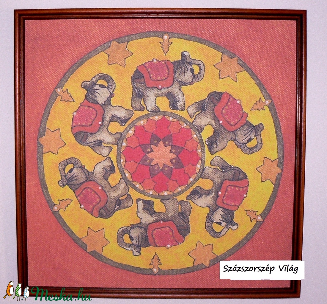 Mandala - Szerencsés haladás az úton - elefántos mandala - otthon & életmód - dekoráció - spiritualitás - mandala - Meska.hu Mandala - Szerencsés haladás az úton - elefántos mandala - otthon & életmód - dekoráció - spiritualitás - mandala - Meska.hu