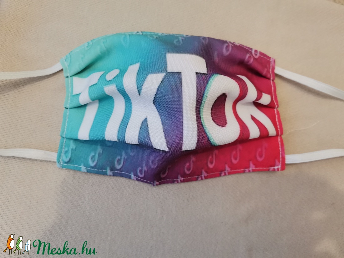 Mosható maszk, Tik Tok felirat - női - női - Meska.hu Mosható maszk, Tik Tok felirat - női - női - Meska.hu