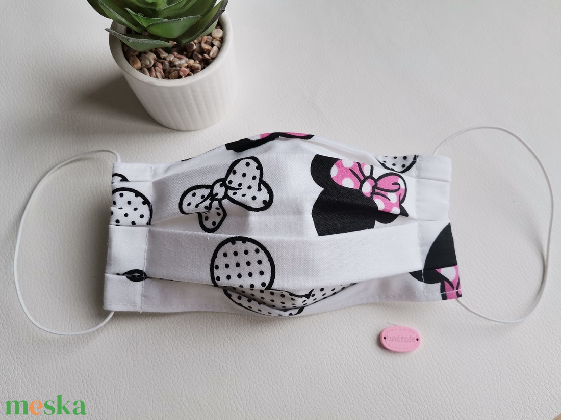 Mosható maszk, Minnie (rózsaszín) - női - női - Meska.hu Mosható maszk, Minnie (rózsaszín) - női - női - Meska.hu
