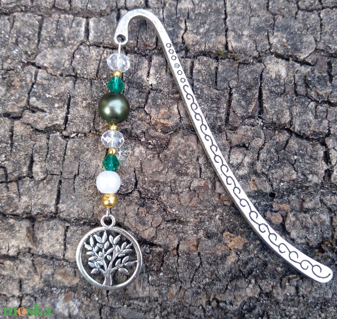 'Életfa' fém könyvjelző - könyv & zene - könyvjelző - Meska.hu