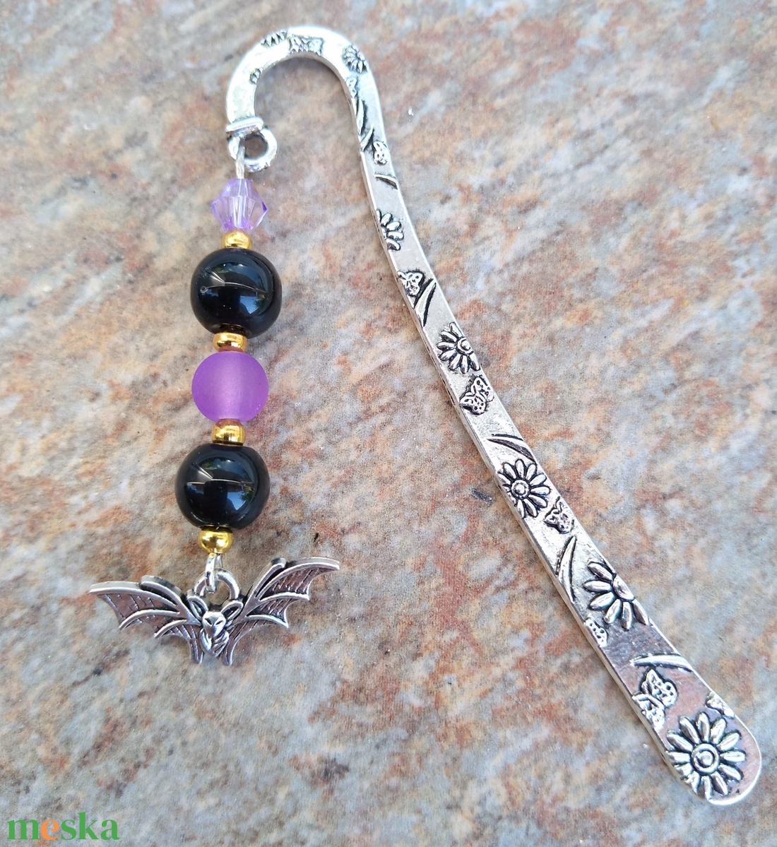 'Halloween' fém könyvjelző - könyv & zene - könyvjelző - Meska.hu