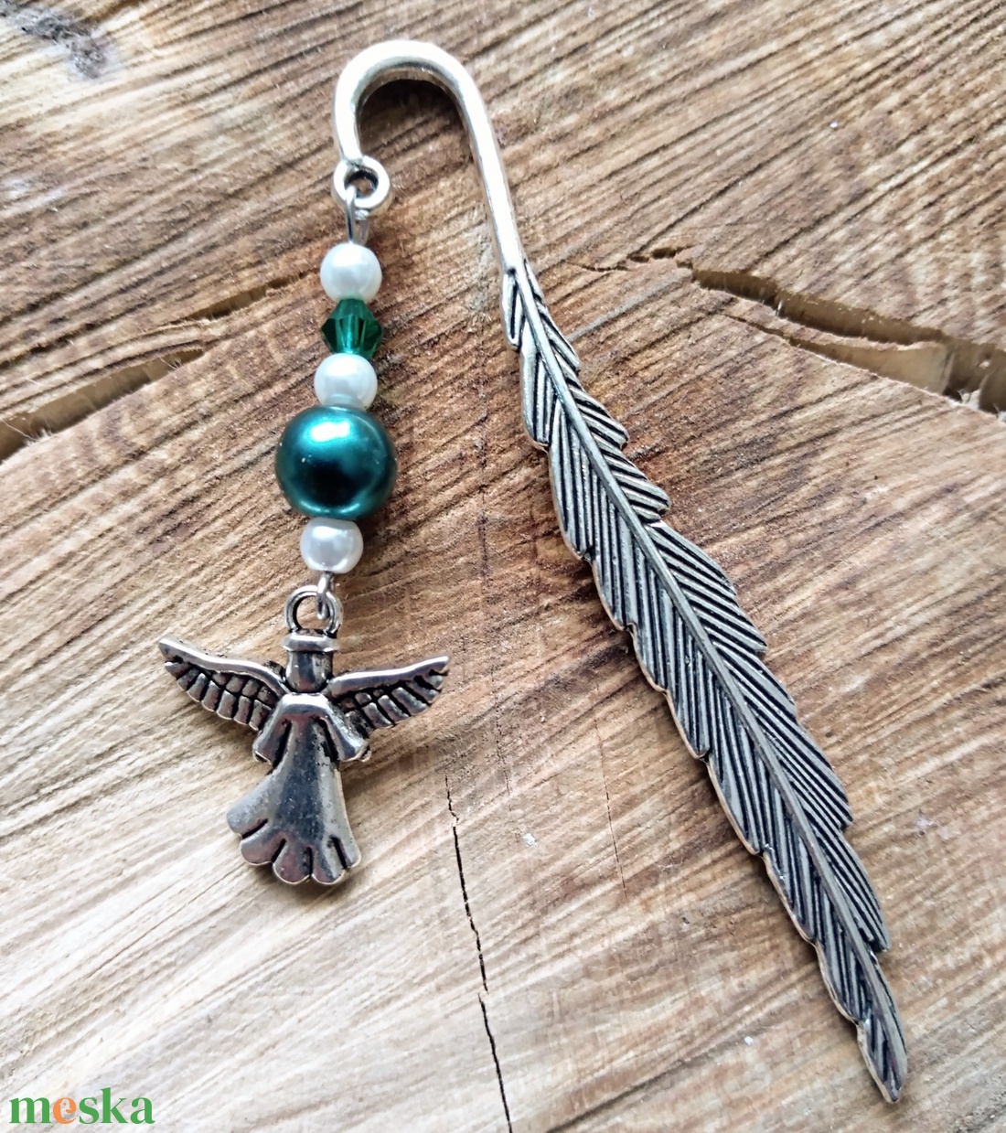 'Angyalka' fém könyvjelző - könyv & zene - könyvjelző - Meska.hu