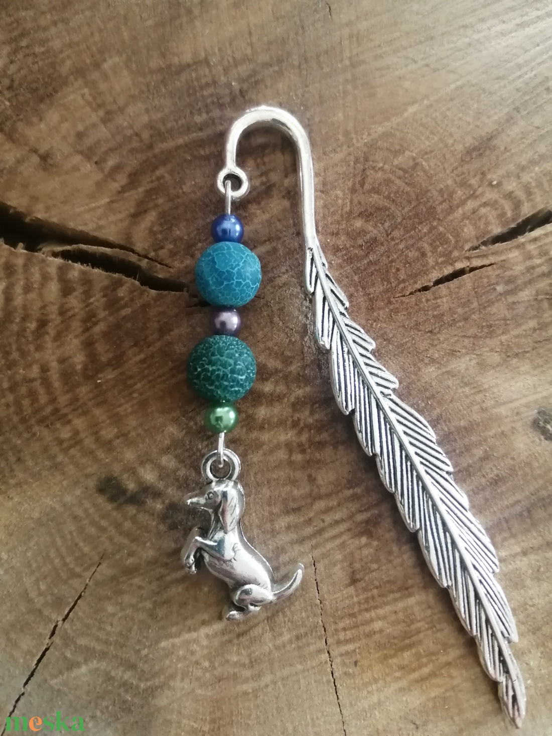 'Tacskó' fém könyvjelző - könyv & zene - könyvjelző - Meska.hu