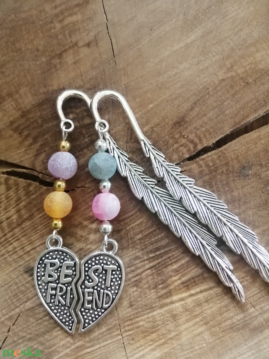 'Best friends' páros fém könyvjelző - könyv & zene - könyvjelző - Meska.hu 'Best friends' páros fém könyvjelző - könyv & zene - könyvjelző - Meska.hu