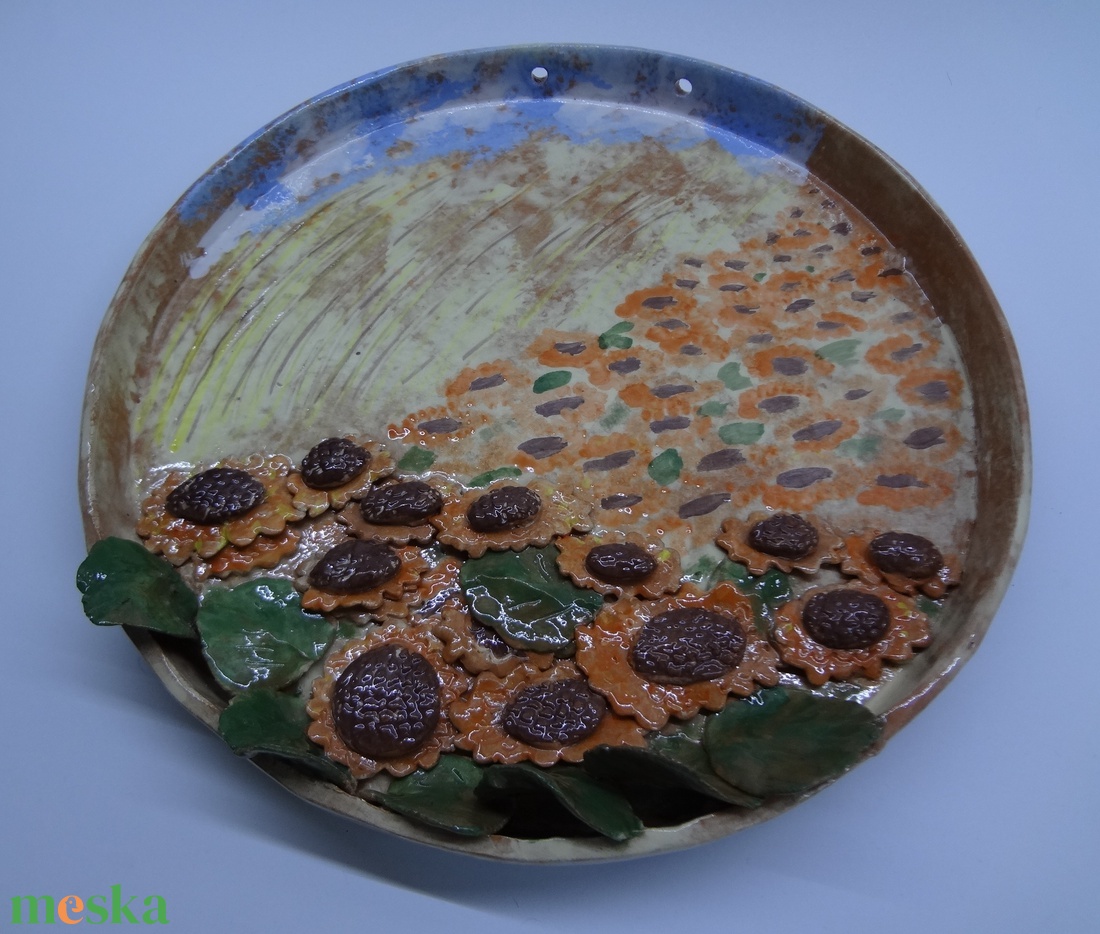 Napraforgók - falra akasztható tál - otthon & lakás - dekoráció - kép & falikép - Meska.hu Napraforgók - falra akasztható tál - otthon & lakás - dekoráció - kép & falikép - Meska.hu