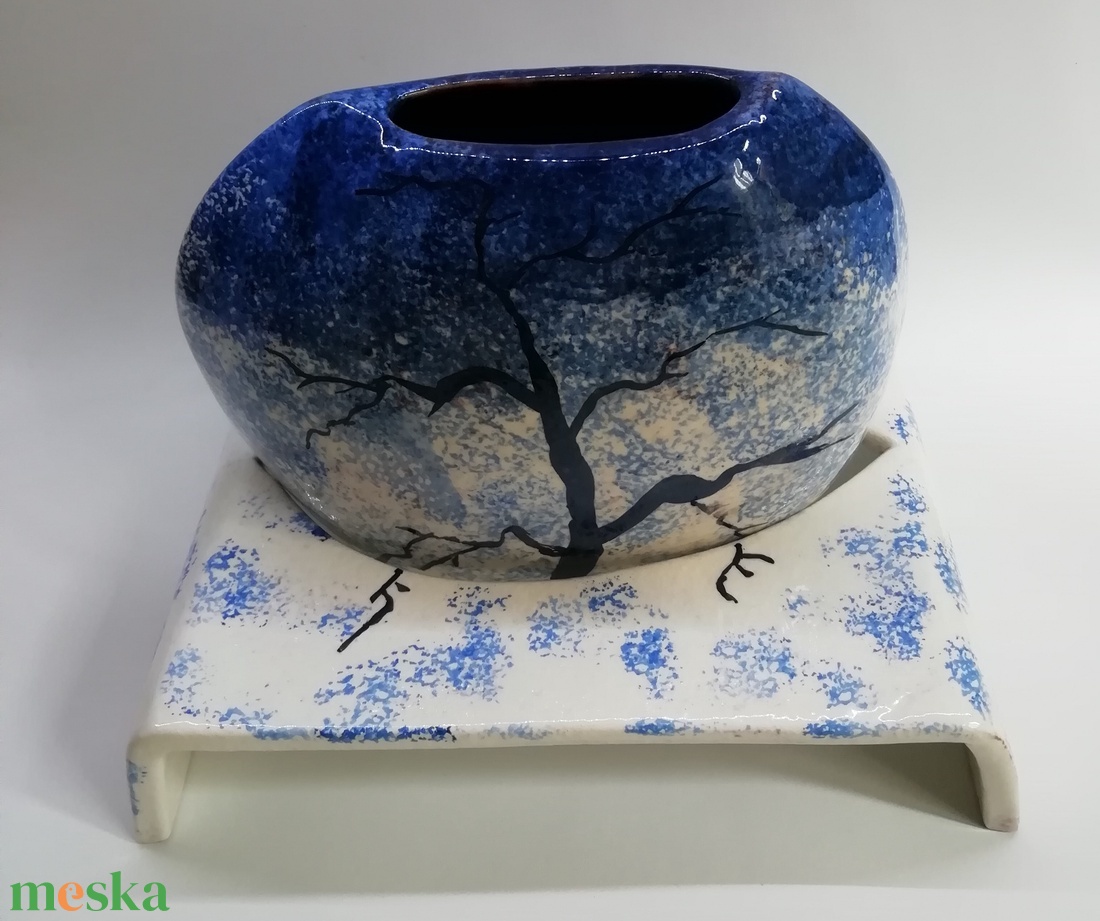 Két részes váza (magányos fa télen - 3D) - otthon & életmód - dekoráció - virágdísz és tartó - váza - Meska.hu Két részes váza (magányos fa télen - 3D) - otthon & életmód - dekoráció - virágdísz és tartó - váza - Meska.hu
