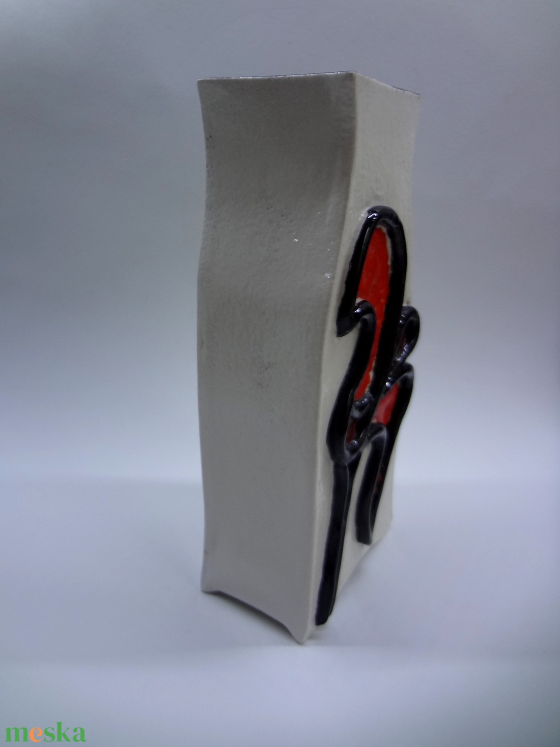 Olvasztott üveg díszítésű váza - otthon & életmód - dekoráció - Meska.hu