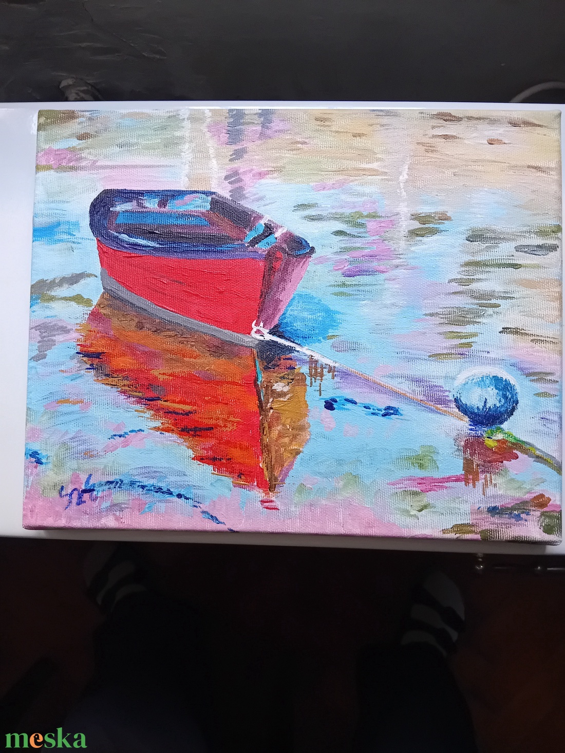 Kikötő,  pirkadat -  - Meska.hu