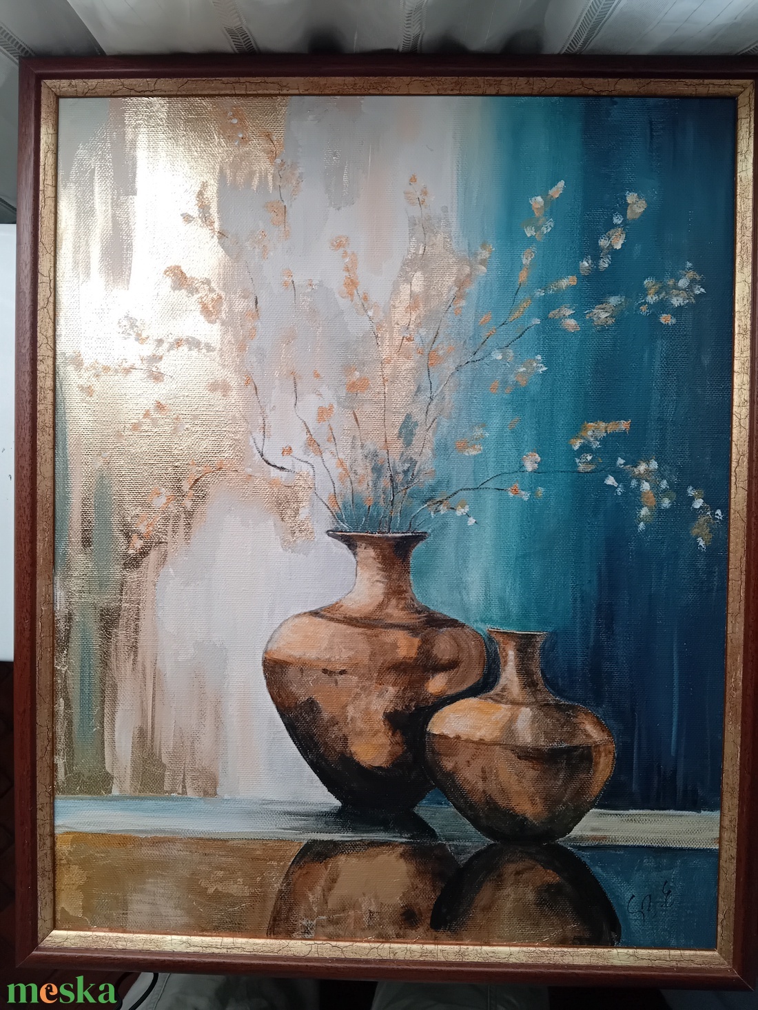 Arany tavasz - művészet - festmény - akril - Meska.hu