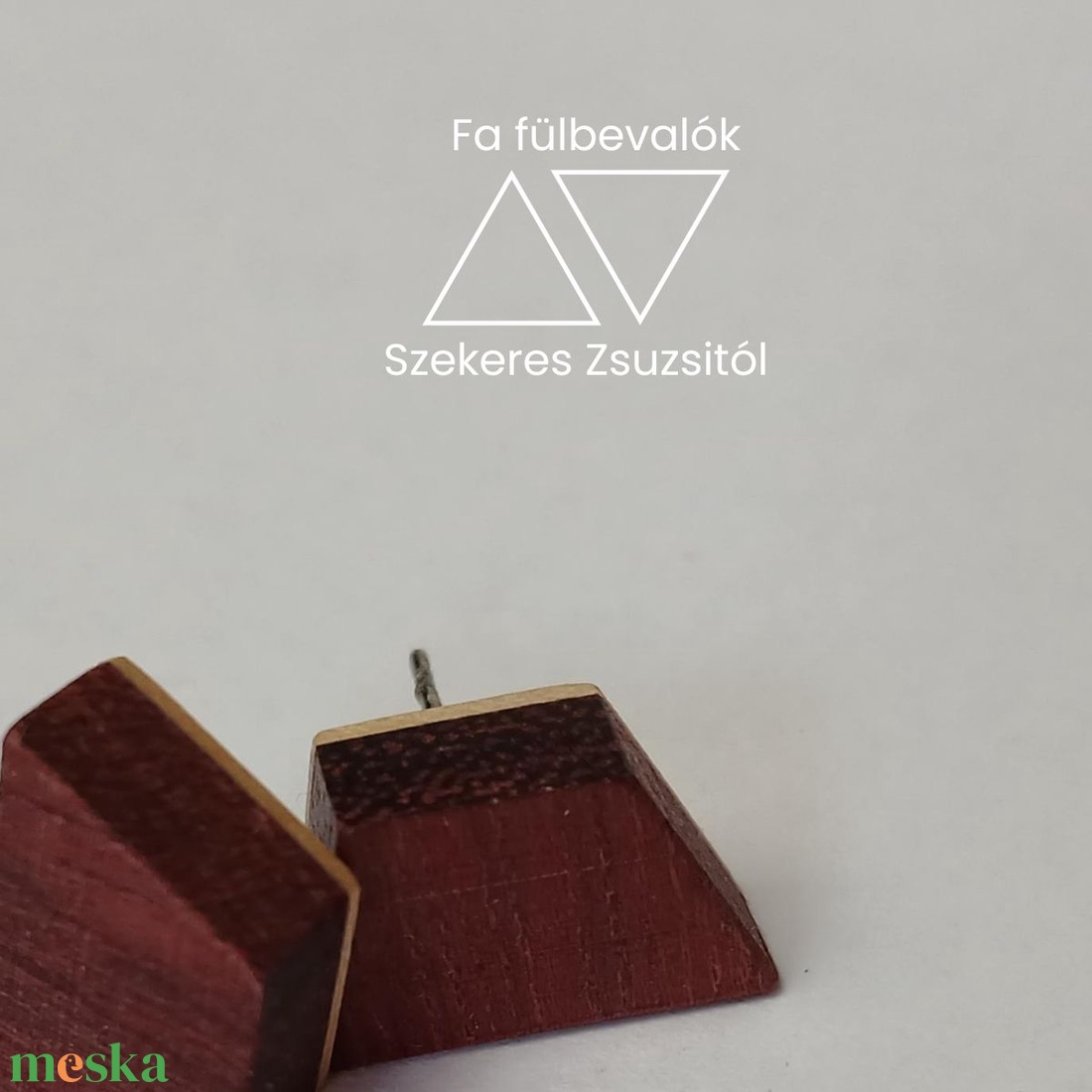 Amaranth (purple wood) és juhar fa fülbevaló - ékszer - fülbevaló - pötty fülbevaló - Meska.hu Amaranth (purple wood) és juhar fa fülbevaló - ékszer - fülbevaló - pötty fülbevaló - Meska.hu