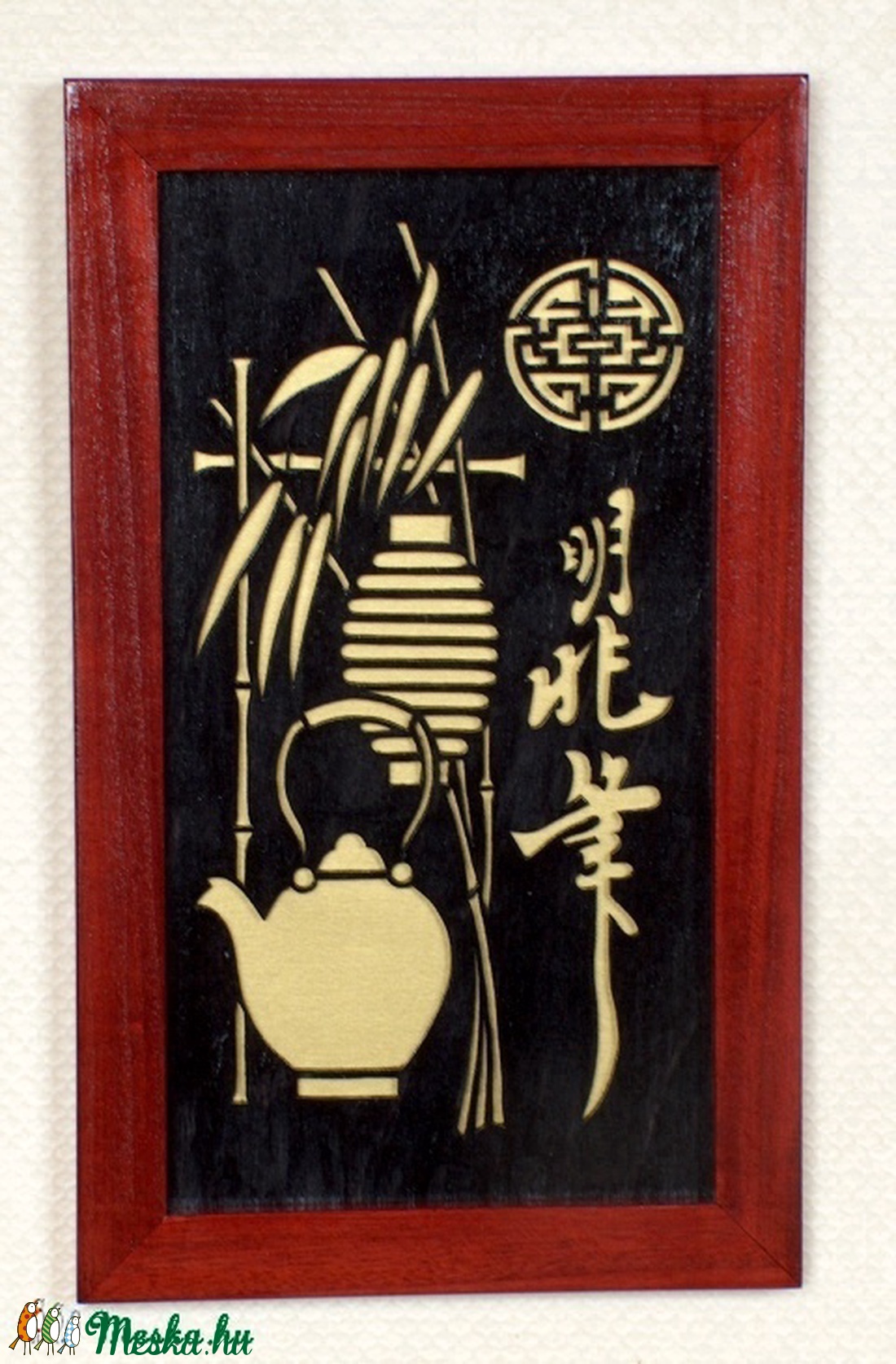 Teaház  - Japán hagulatú áttört falikép -  - Meska.hu