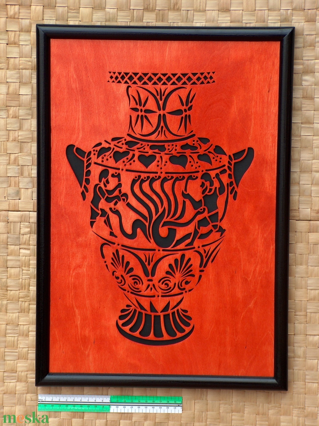 Görög váza -  falikép áttört technikával  - otthon & életmód - dekoráció - kép & falikép - fából készült kép - Meska.hu