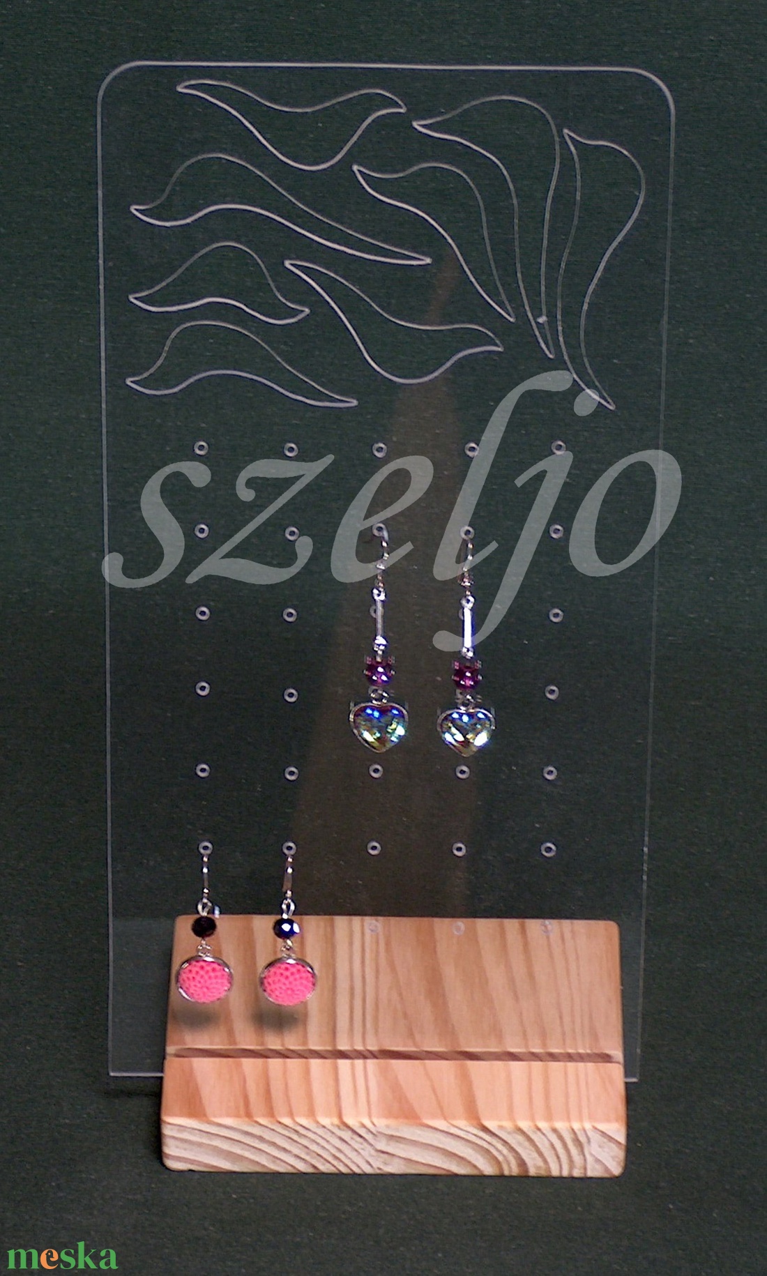 plexi füles tartó - ékszer - ékszertartó - ékszertartó állvány - Meska.hu plexi füles tartó - ékszer - ékszertartó - ékszertartó állvány - Meska.hu