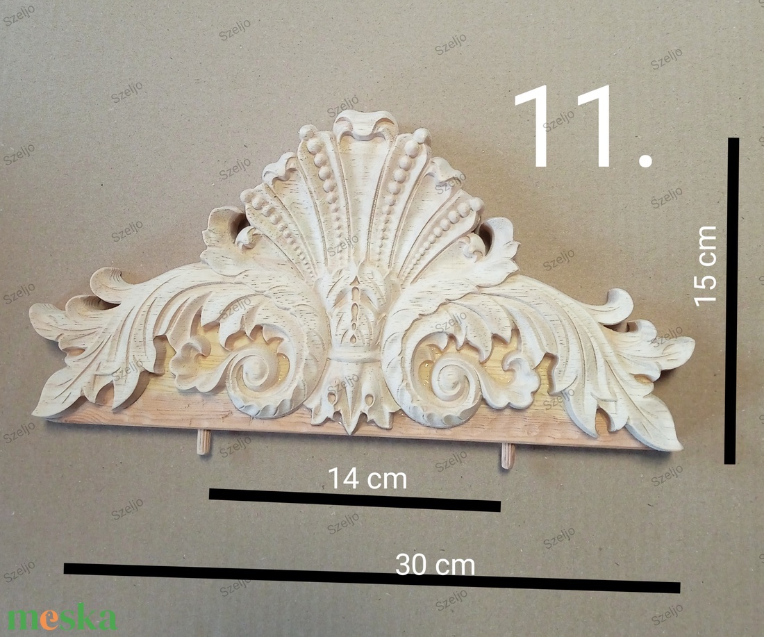 Fa faragott dísz - 11. - kellékek & szerszámok - dekorációs kellékek - egyéb kellékek - Meska.hu