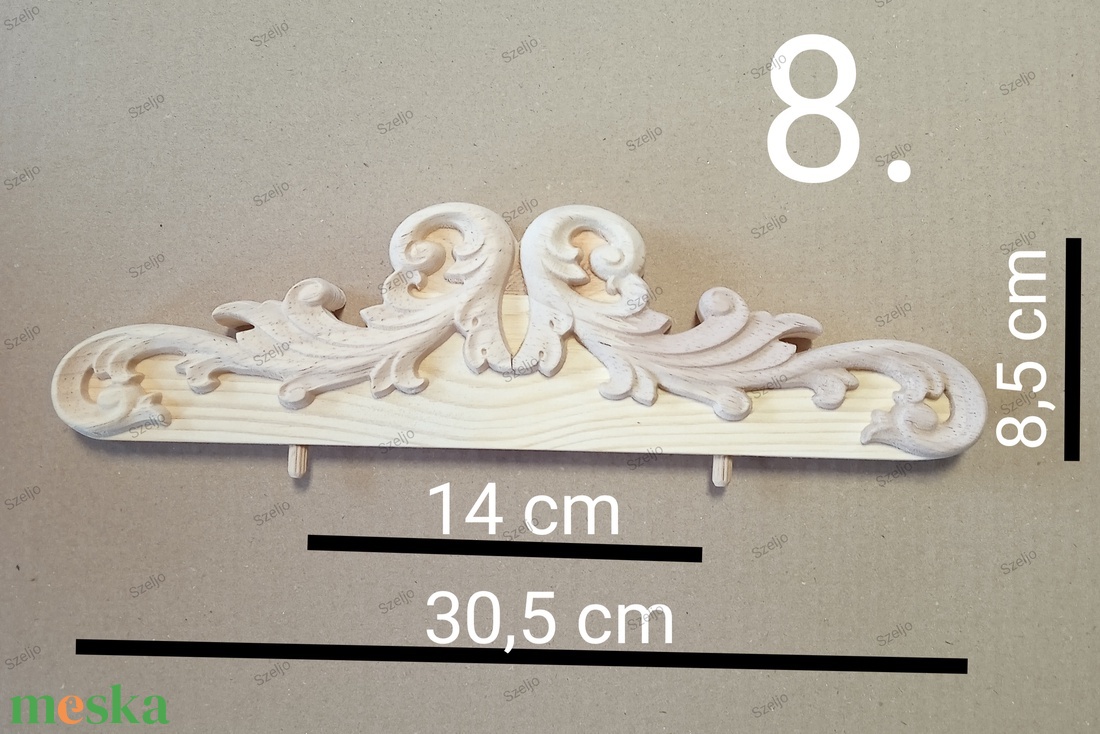 Fa faragott dísz - 8. - kellékek & szerszámok - dekorációs kellékek - egyéb kellékek - Meska.hu