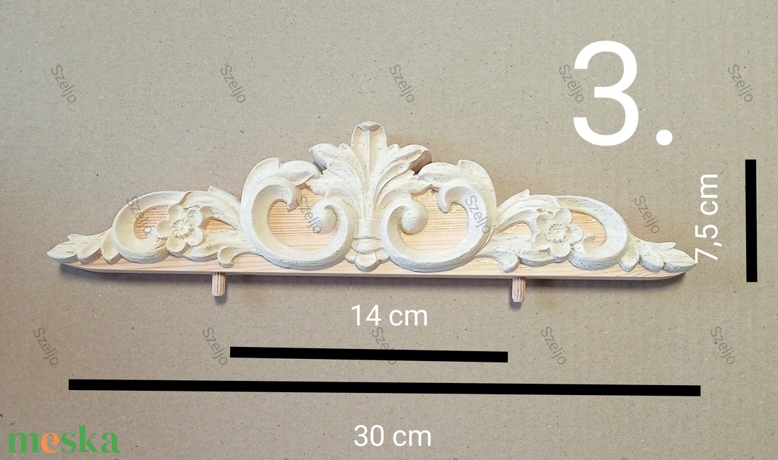 Fa faragott dísz - 3. - kellékek & szerszámok - dekorációs kellékek - egyéb kellékek - Meska.hu