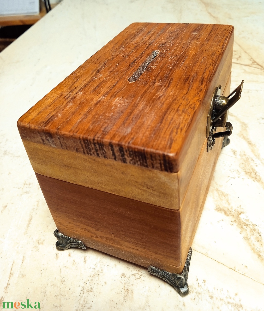 Persely trópusi fából - otthon & életmód - dekoráció - asztal és polc dekoráció - persely - Meska.hu