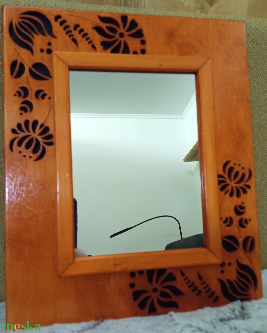 Kalocsai mintás 5 - falitükör  - otthon & életmód - dekoráció - tükör - Meska.hu